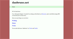 Desktop Screenshot of danbruno.net