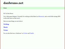 Tablet Screenshot of danbruno.net